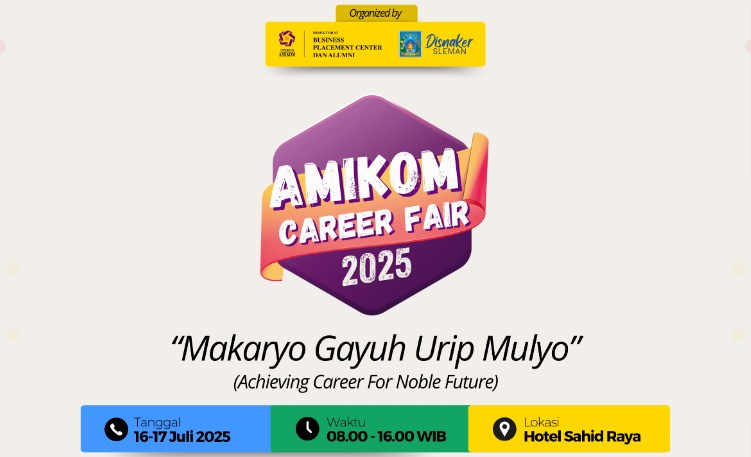 Amikom x Disnaker Sleman Career Fair 2025